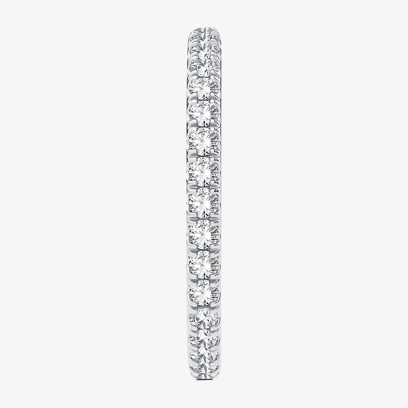 H-I / Si1-Si2) Womens 1/ CT. T.W. Lab Grown White Diamond 10K Gold Eternity Wedding Band