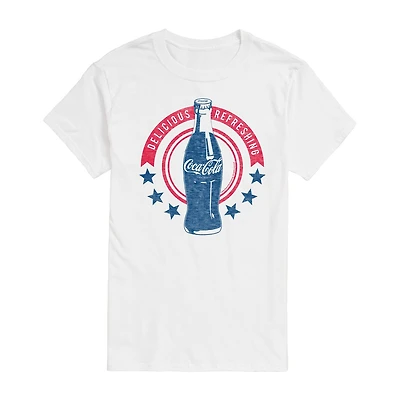Mens Short Sleeve Coca-Cola Graphic T-Shirt