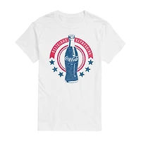 Mens Short Sleeve Coca-Cola Graphic T-Shirt