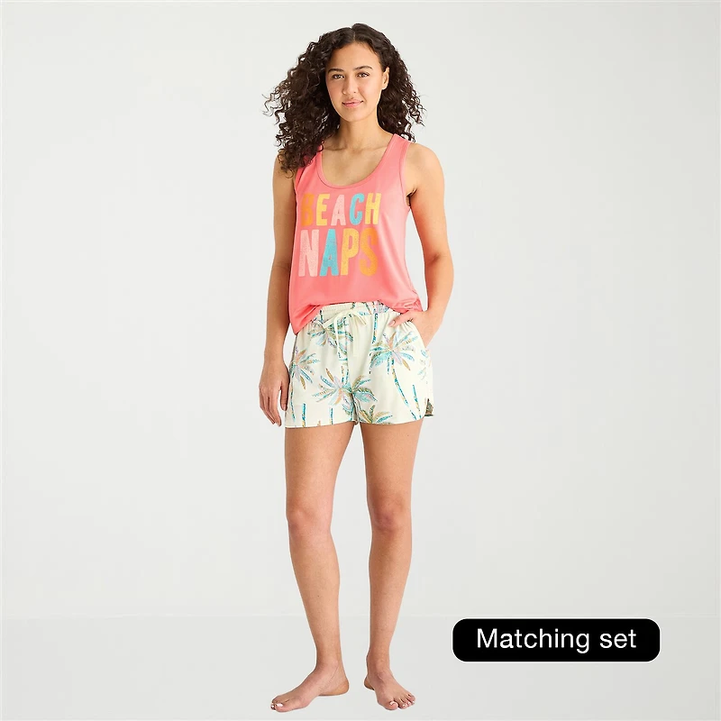Sleep Chic Womens Pajama Shorts