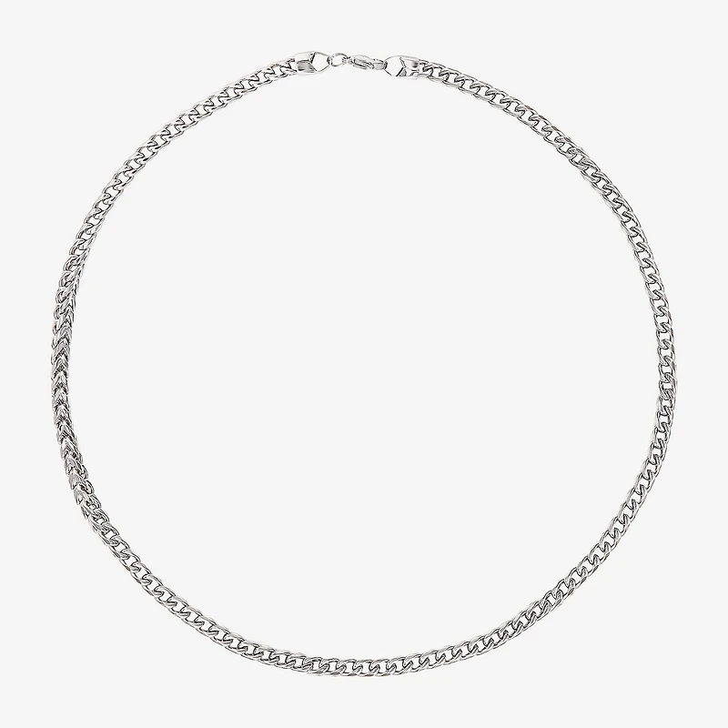 Shaquille O'Neal XLG™ Mens Stainless Steel 24 Inch Wheat Chain Necklace