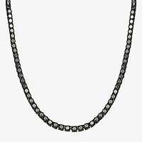 Shaquille O'Neal XLG™ Mens Cubic Zirconia Stainless Steel 22 Inch Tennis Necklace