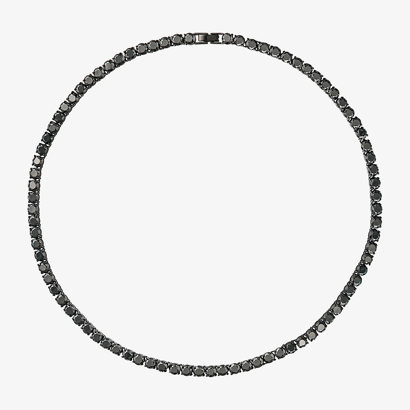 Shaquille O'Neal XLG™ Mens Cubic Zirconia Stainless Steel 22 Inch Tennis Necklace