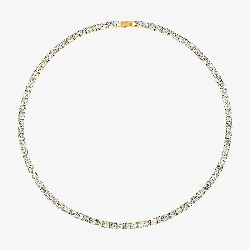 Shaquille O'Neal XLG™ Mens Cubic Zirconia Stainless Steel 22 Inch Tennis Necklace
