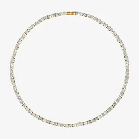 Shaquille O'Neal XLG™ Mens Cubic Zirconia Stainless Steel 22 Inch Tennis Necklace