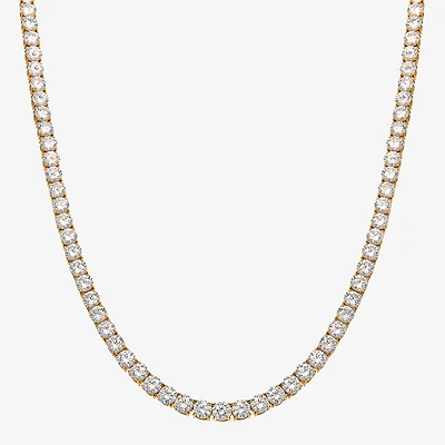 Shaquille O'Neal XLG™ Mens Cubic Zirconia Stainless Steel 22 Inch Tennis Necklace