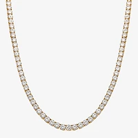 Shaquille O'Neal XLG™ Mens Cubic Zirconia Stainless Steel 22 Inch Tennis Necklace