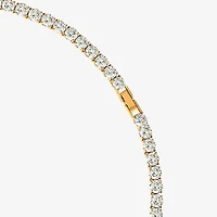 Shaquille O'Neal XLG™ Mens Cubic Zirconia Stainless Steel 22 Inch Tennis Necklace