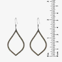 Womens Sterling Silver Drop Earrings