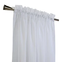 Habitat Cote D'Azure Rod Pocket Sheer Single Curtain Panel