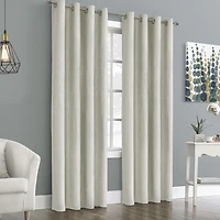 Thermaplus Ethan Grommet Top Energy Saving 100% Blackout Single Curtain Panel