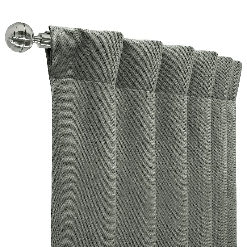 THERMALOGIC™ Galati Back Tab Energy Saving Blackout Single Curtain Panel
