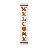 Glitzhome Fall Wooden Welcome Thanksgiving Porch Sign