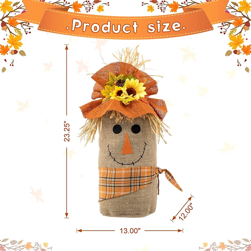 Glitzhome Fall Linen Doorstop Decor Thanksgiving Porch Sign