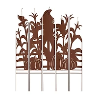 Glitzhome Fall Metal Scarecrow Thanksgiving Yard Art