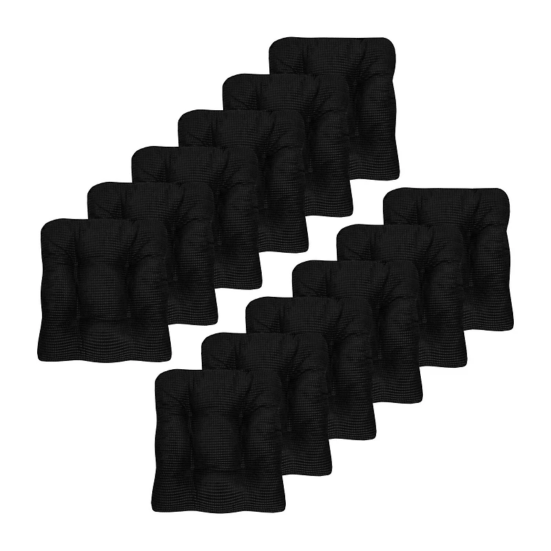 Sweet Home Collection™ Fluffy Memory Foam Tufted Chair Cushion Non Slip Rubber Back
