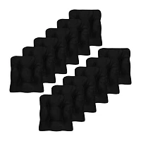 Sweet Home Collection™ Fluffy Memory Foam Tufted Chair Cushion Non Slip Rubber Back