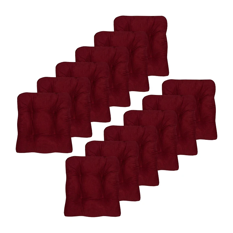 Sweet Home Collection™ Fluffy Memory Foam Tufted Chair Cushion Non Slip Rubber Back