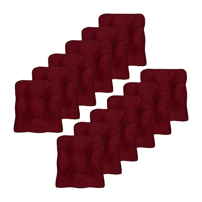 Sweet Home Collection™ Fluffy Memory Foam Tufted Chair Cushion Non Slip Rubber Back