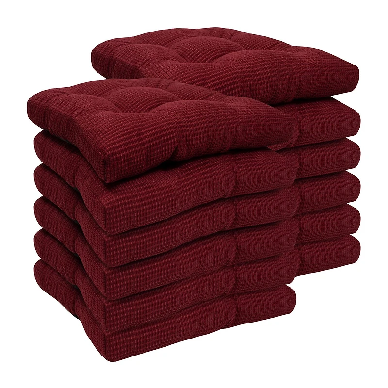 Sweet Home Collection™ Fluffy Memory Foam Tufted Chair Cushion Non Slip Rubber Back