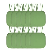 Sweet Home Collection™ Honeycomb Memory Foam Non-Slip 16" x Chair Cushion Pad with Ties