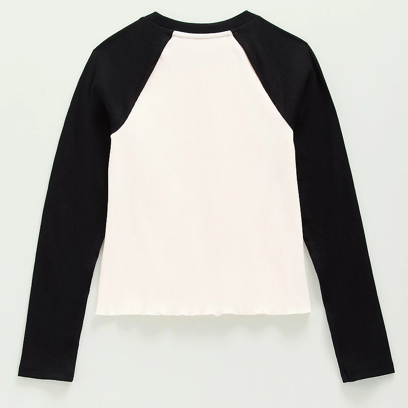 Thereabouts Little & Big Kid Girls Crew Neck Long Sleeve T-Shirt