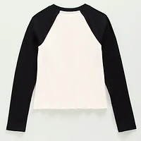 Thereabouts Little & Big Kid Girls Crew Neck Long Sleeve T-Shirt