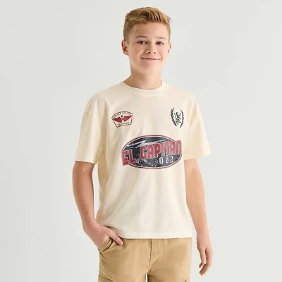Thereabouts Little & Big Kid Boys Crew Neck Short Sleeve Jersey