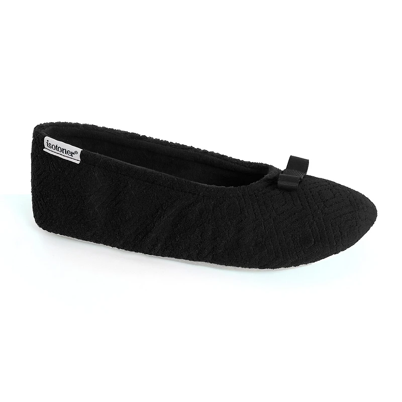 Isotoner Gemma Womens Ballerina Slippers