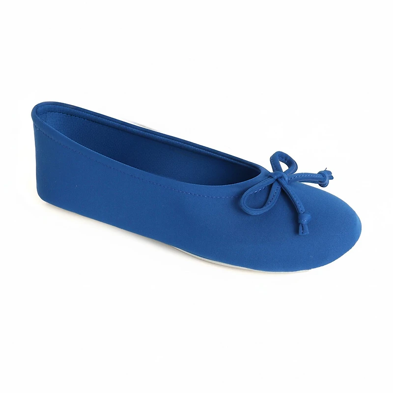 Isotoner Spandex Womens Ballerina Slippers