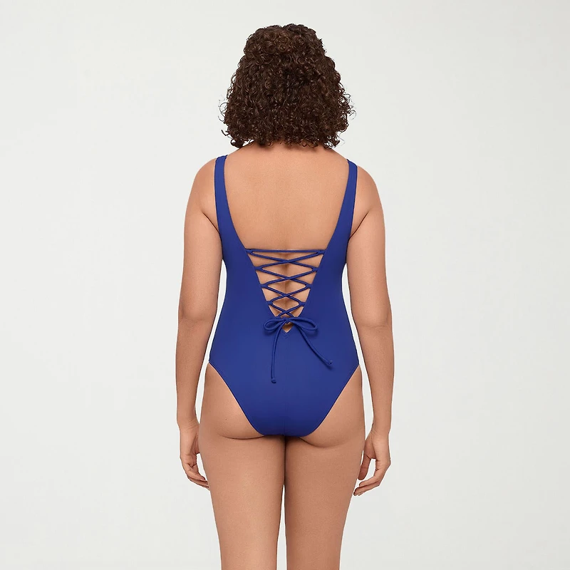 S3 Swim Womens Moderate Coverage One Piece Swimsuit