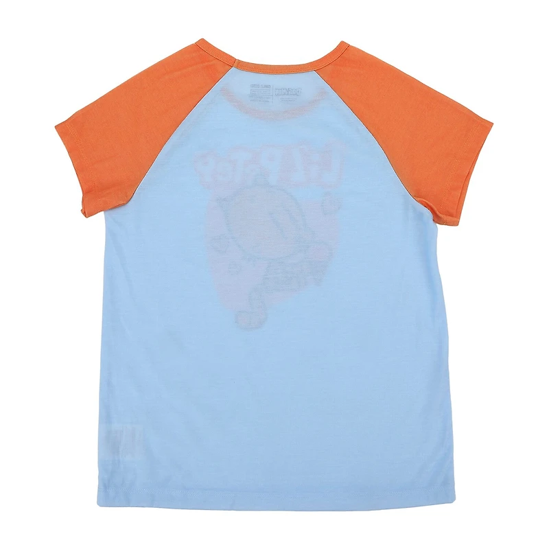 Little & Big Kid Girls Crew Neck Short Sleeve 3-pc. Pajama Set