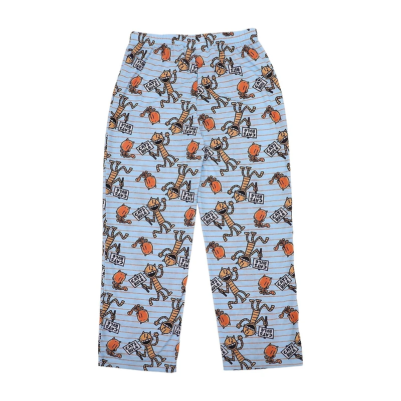 Little & Big Kid Girls Crew Neck Short Sleeve 3-pc. Pajama Set