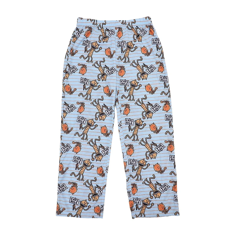 Little & Big Kid Girls Crew Neck Short Sleeve 3-pc. Pajama Set