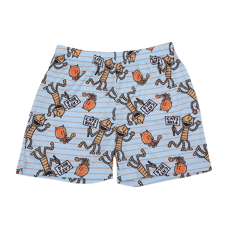 Little & Big Kid Girls Crew Neck Short Sleeve 3-pc. Pajama Set
