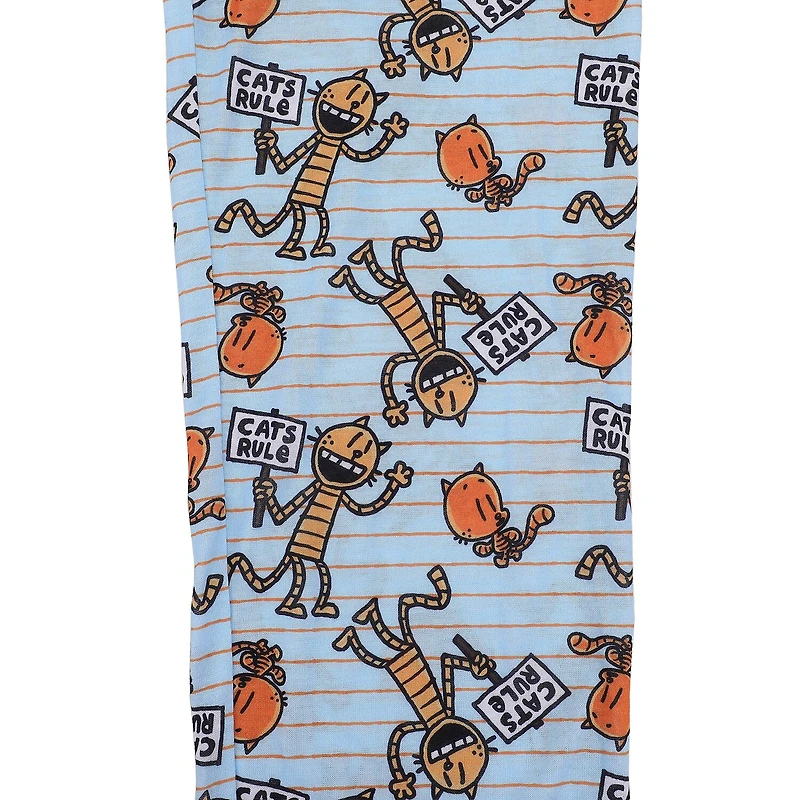 Little & Big Kid Girls Crew Neck Short Sleeve 3-pc. Pajama Set