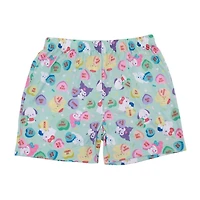 Little & Big Kid Girls Hello Kitty Crew Neck Short Sleeve 3-pc. Pajama Set