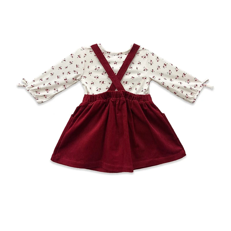Blueberi Boulevard Toddler Girls Embroidered 2-pc. Dress Set