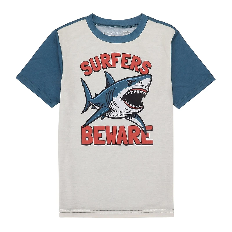 Little & Big Kid Boys Crew Neck Short Sleeve 4-pc. Pajama Set