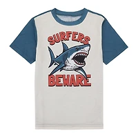 Little & Big Kid Boys Crew Neck Short Sleeve 4-pc. Pajama Set