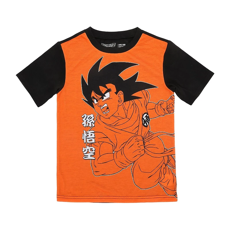 Little & Big Kid Boys Dragon Ball Z Crew Neck Short Sleeve 4-pc. Pajama Set