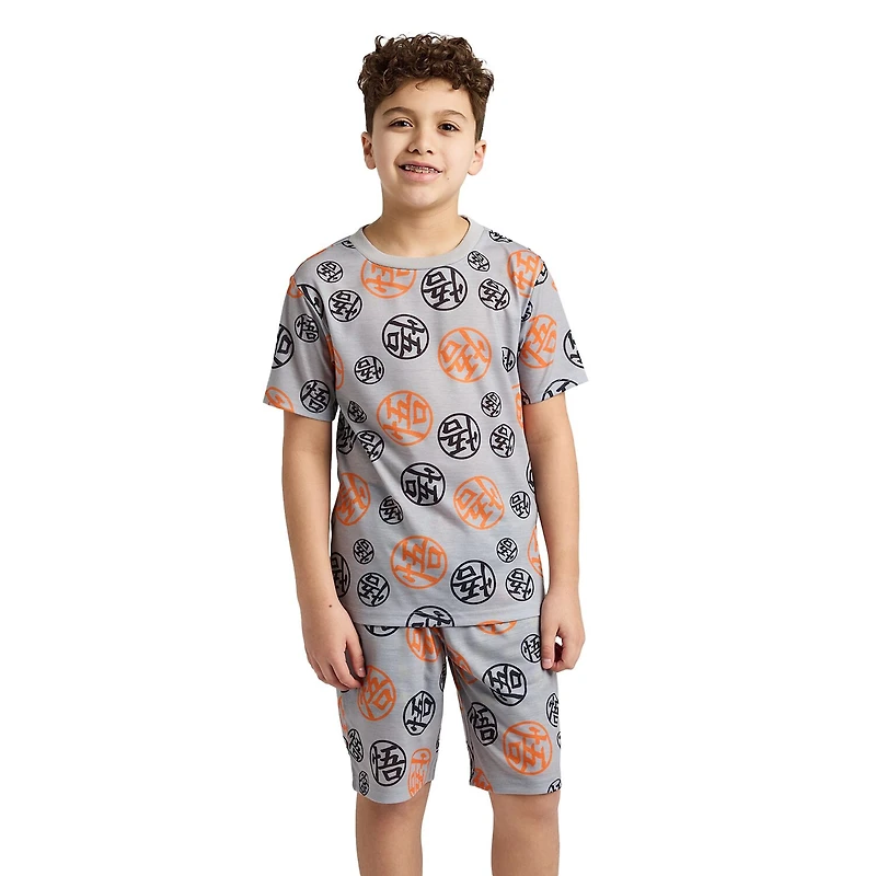 Little & Big Kid Boys Dragon Ball Z Crew Neck Short Sleeve 4-pc. Pajama Set