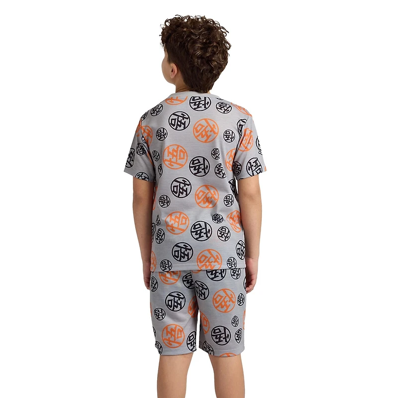 Little & Big Kid Boys Dragon Ball Z Crew Neck Short Sleeve 4-pc. Pajama Set
