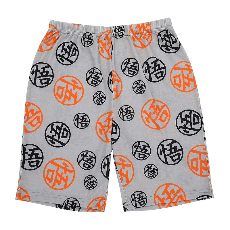 Little & Big Kid Boys Dragon Ball Z Crew Neck Short Sleeve 4-pc. Pajama Set