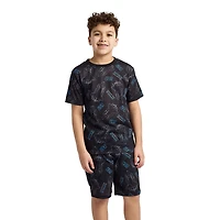 Little & Big Kid Boys NASA Crew Neck Short Sleeve 4-pc. Pajama Set