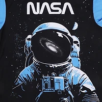 Little & Big Kid Boys NASA Crew Neck Short Sleeve 4-pc. Pajama Set