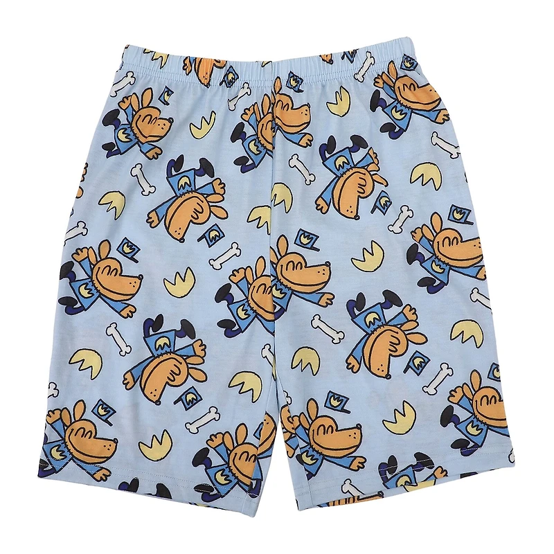 Little & Big Kid Boys Crew Neck Short Sleeve 4-pc. Pajama Set