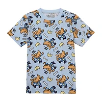 Little & Big Kid Boys Crew Neck Short Sleeve 4-pc. Pajama Set