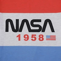 Little & Big Kid Boys NASA Crew Neck Short Sleeve 2-pc. Pajama Set