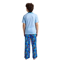 Little & Big Kid Boys Five Nights at Freddys Crew Neck Short Sleeve 2-pc. Pajama Set